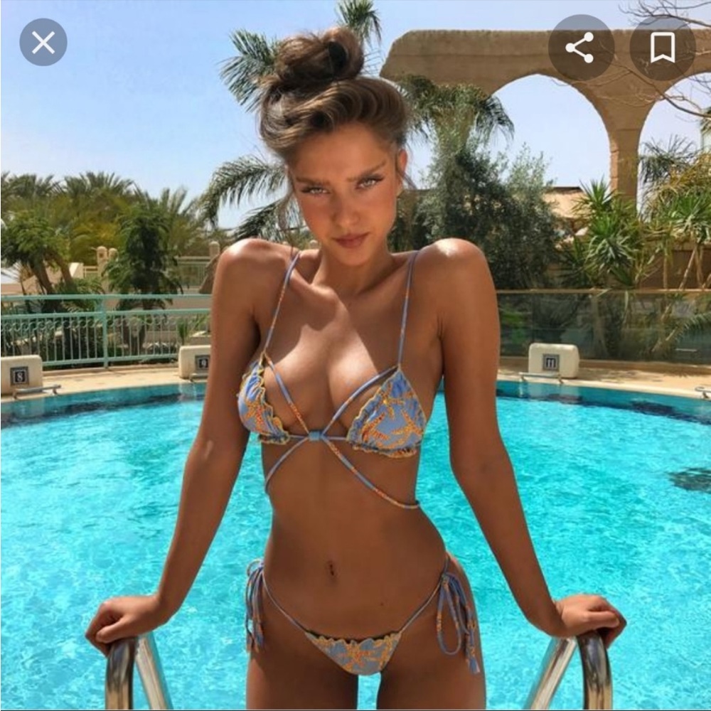 Never been worn bananhot swimsuit! Bottoms are a size small and top extra small